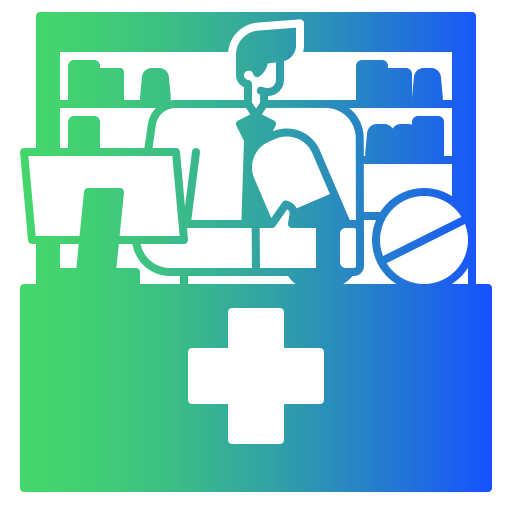 farmacia Generic Flat Gradient icono