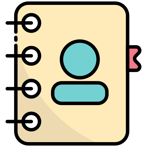 agenda Generic Outline Color icoon