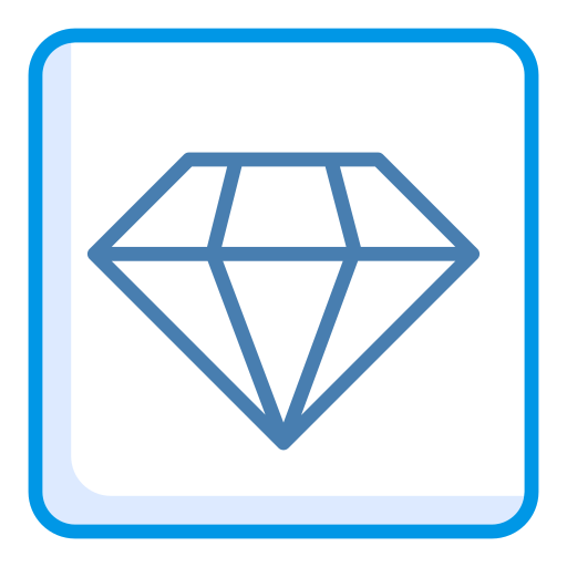 ダイヤモンド Generic Blue icon