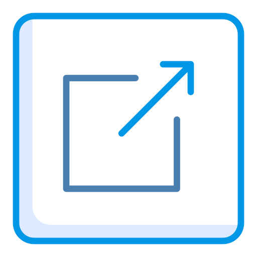 externer link Generic Blue icon