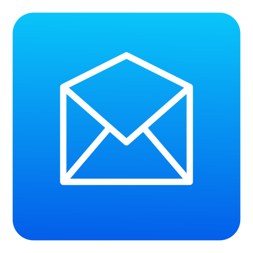 e-mail openen Generic Flat Gradient icoon