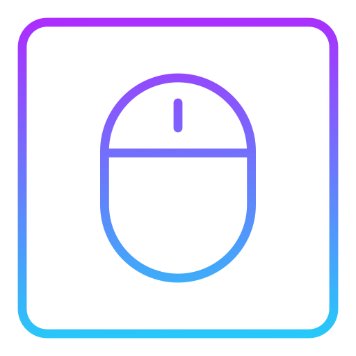 mysz komputerowa Generic Gradient ikona