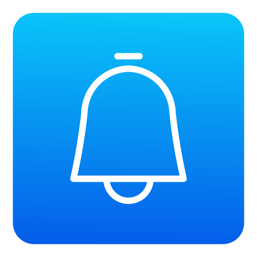 Notification bell Generic Flat Gradient icon