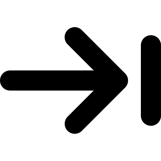 prawa strzałka Generic Glyph ikona