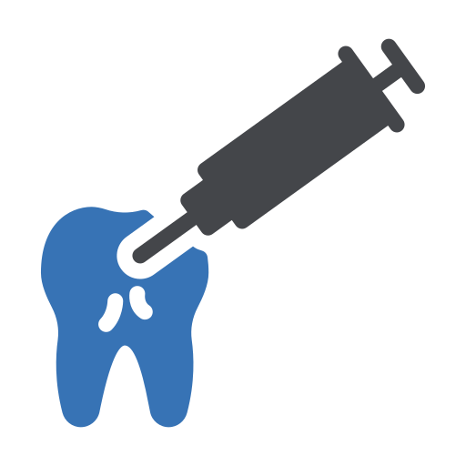 cuidado dental Vector Stall Flat icono