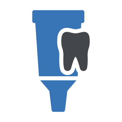 치과 치료 Vector Stall Flat icon