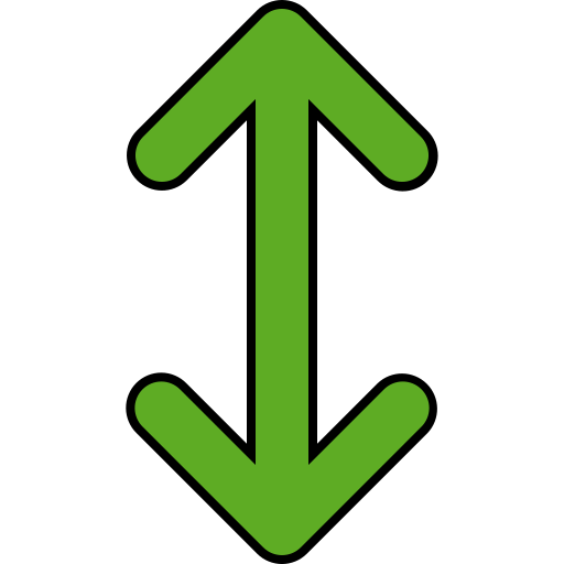 größe ändern Generic Thin Outline Color icon