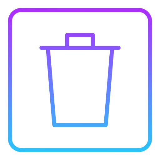 쓰레기 Generic Gradient icon