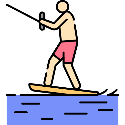 wakeboard Generic Outline Color Ícone