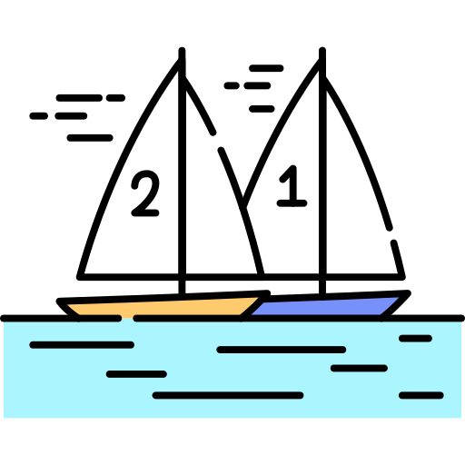 Sailing boats Generic Outline Color icon