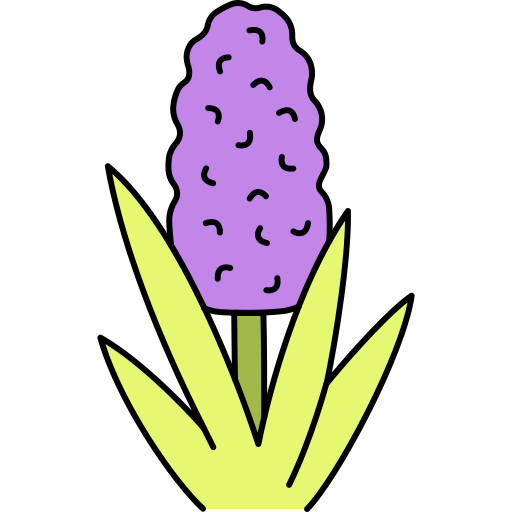 Hyacinth Generic Outline Color icon