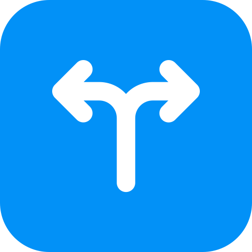 Turn direction Generic Flat icon