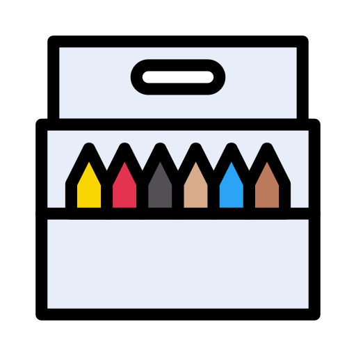 Цвет карандаша Vector Stall Lineal Color иконка