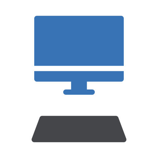 desktop-pc Generic Blue icon