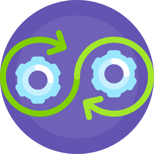 devops Detailed Flat Circular Flat icono