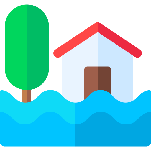 홍수 Basic Rounded Flat icon