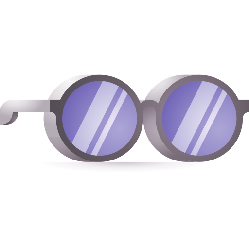 sonnenbrille 3D Toy Gradient icon