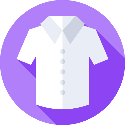 shirt Flat Circular Flat icoon
