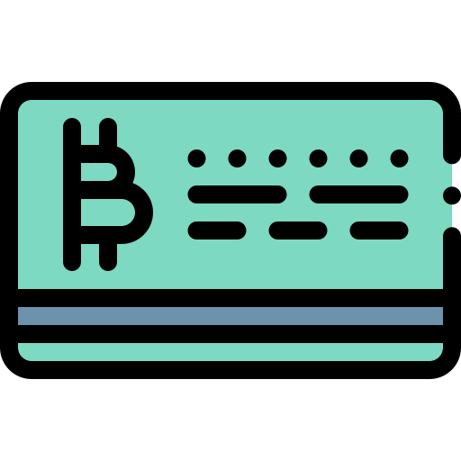 bitcoin Detailed Rounded Lineal color Icône