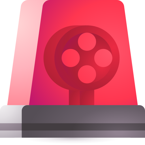 sirene 3D Toy Gradient icon