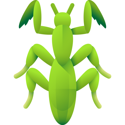 カマキリ 3D Color icon