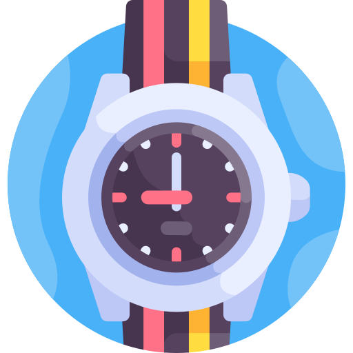 sport horloge Detailed Flat Circular Flat icoon