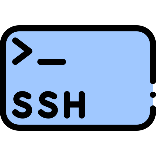 ssh Detailed Rounded Lineal color icon