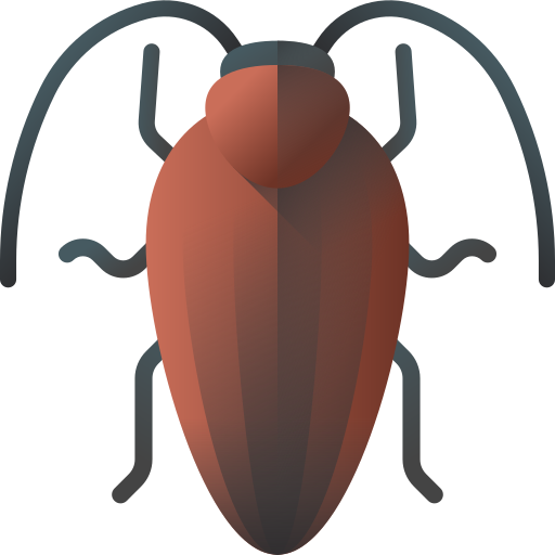 cucaracha 3D Color icono