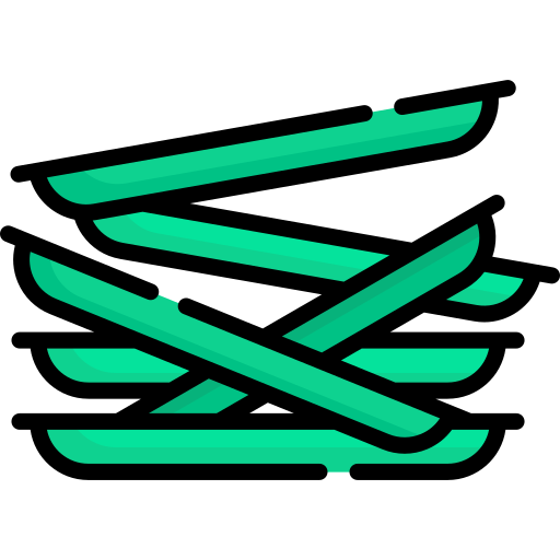 zielone fasolki Special Lineal color ikona