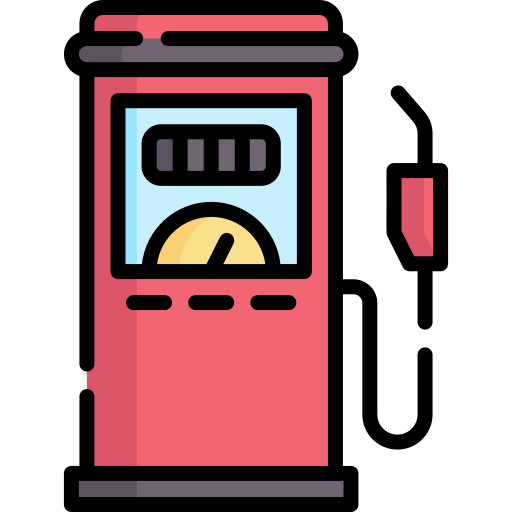 Gas station Special Lineal color icon