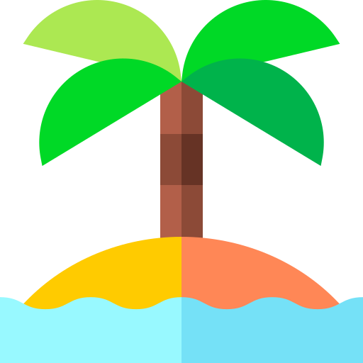 wyspa Basic Straight Flat ikona