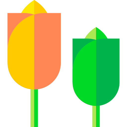 tulpen Basic Straight Flat icoon