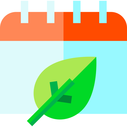 Calendar Basic Straight Flat icon