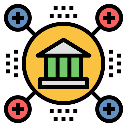 sistema bancario Generic Outline Color icona