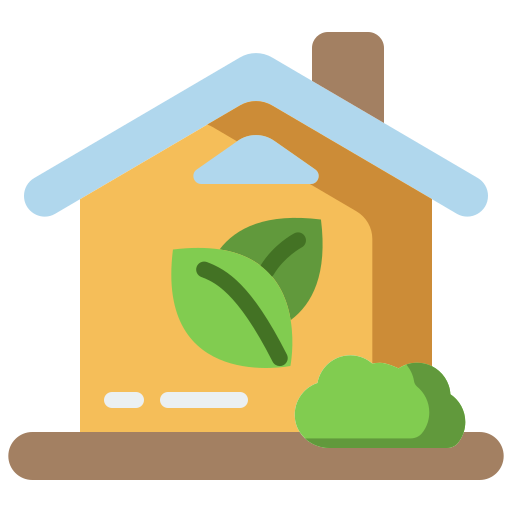 Eco house Generic Flat icon