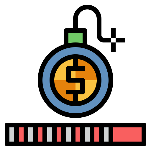 crisis económica Generic Outline Color icono