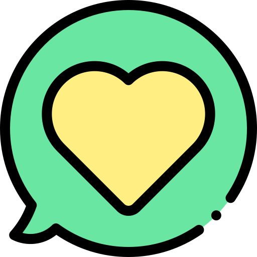 Heart Detailed Rounded Lineal color icon