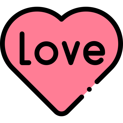 miłość Detailed Rounded Lineal color ikona