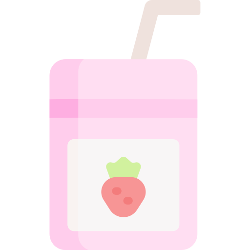Strawberry milk Special Flat icon