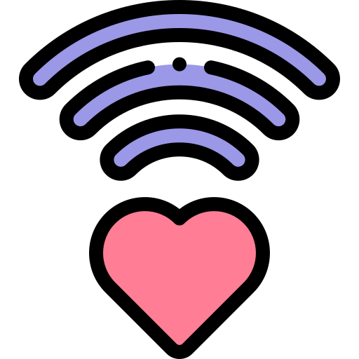 Heart Detailed Rounded Lineal color icon