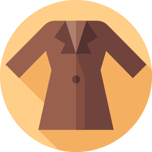 Coat Flat Circular Flat icon