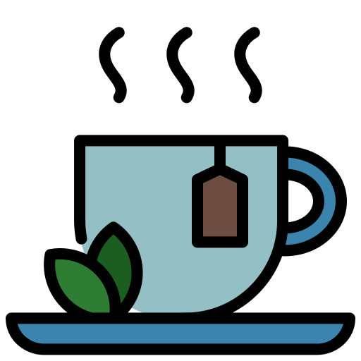 お茶 Generic Outline Color icon