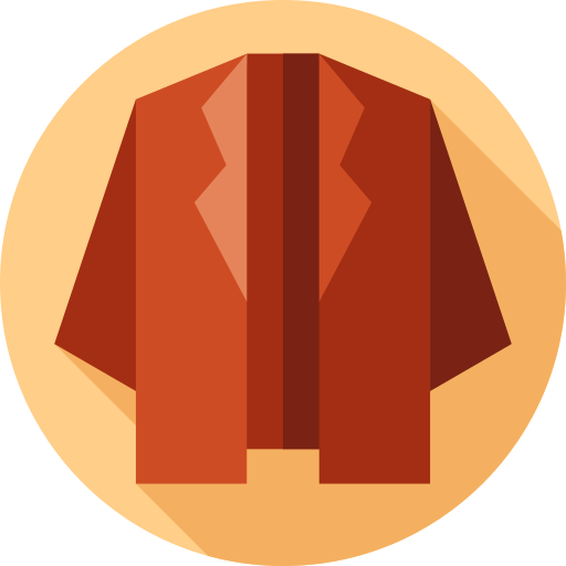 Coat Flat Circular Flat icon