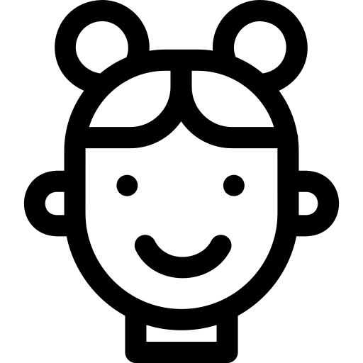 enfant Basic Rounded Lineal Icône