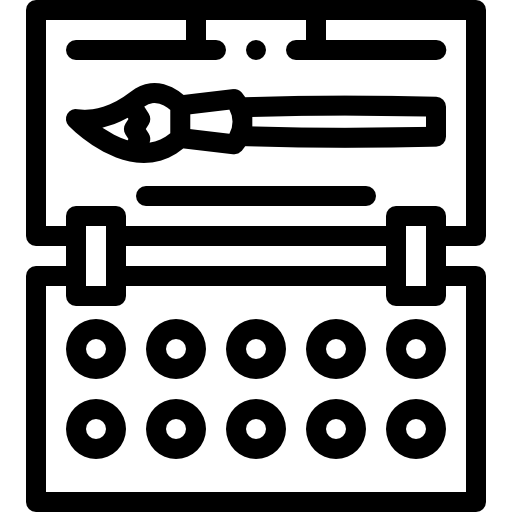 水彩 Detailed Rounded Lineal icon