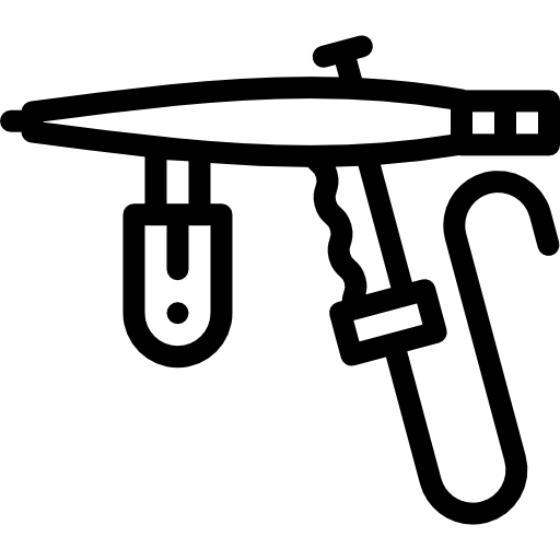 スプレーガン Detailed Rounded Lineal icon