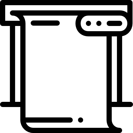Плоттер Detailed Rounded Lineal иконка