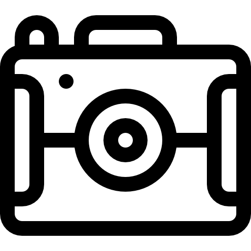 cámara Basic Rounded Lineal icono