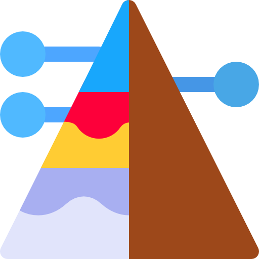 Geological Basic Rounded Flat icon