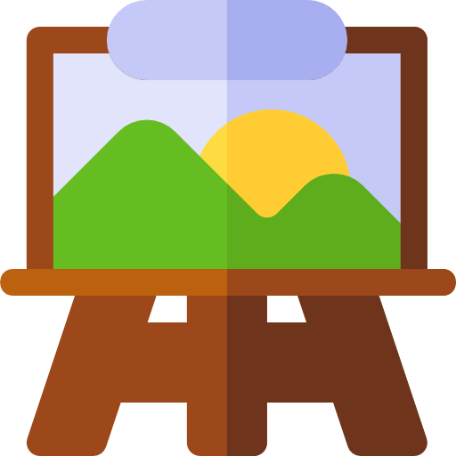 kunst Basic Rounded Flat icon